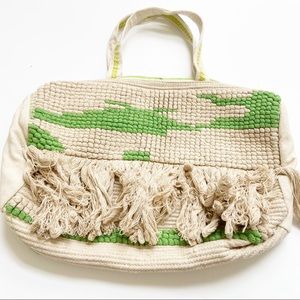 A&B America & Beyond Large Tote w/ Tassles